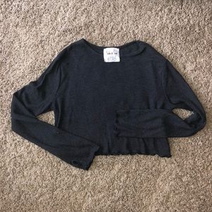 Grey Sadie and Sage Crop Top